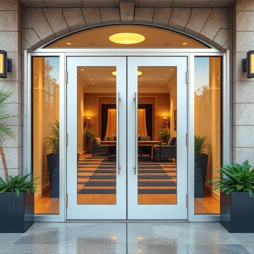 glass doors