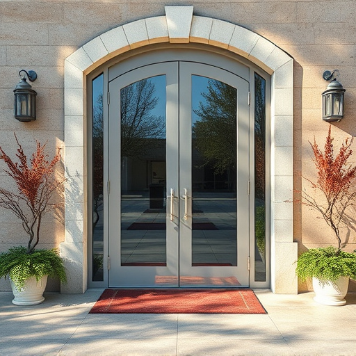 glass doors