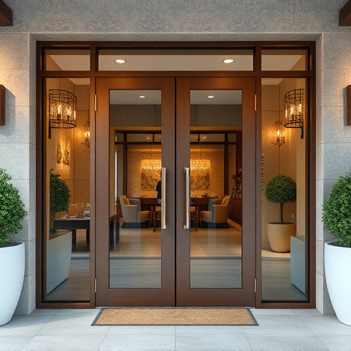glass doors