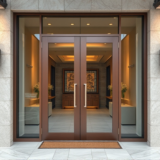 glass doors