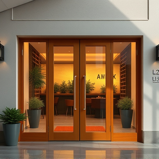 glass doors