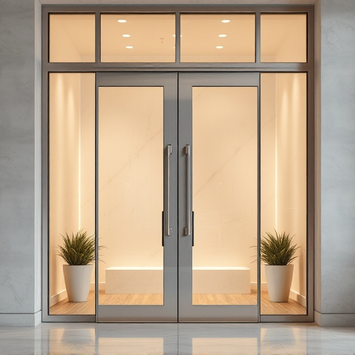 glass doors