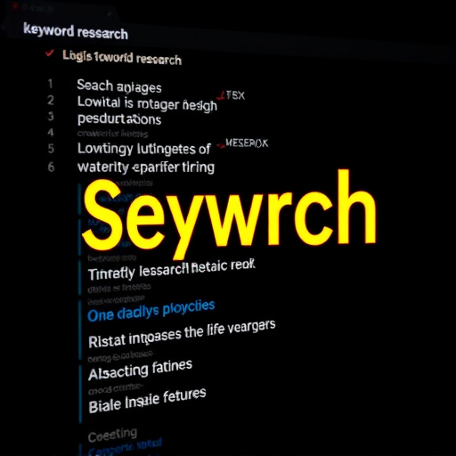 keyword research
