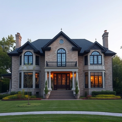 luxury house exterior