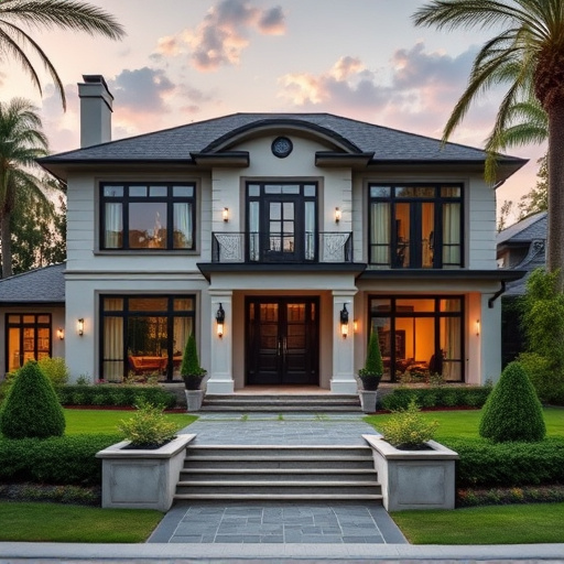 luxury house exterior