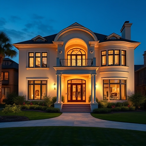 luxury house exterior