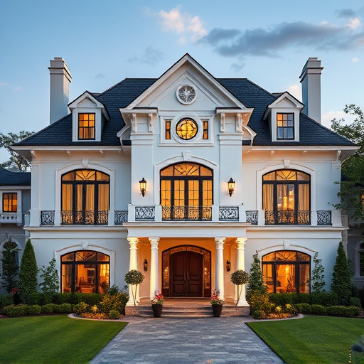 luxury house exterior