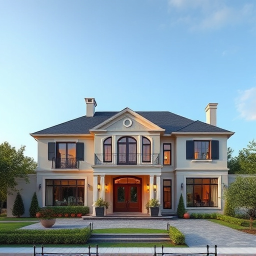 luxury house exterior