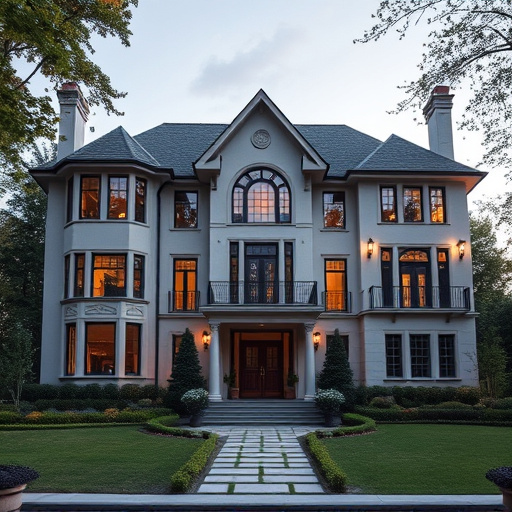 luxury house exterior