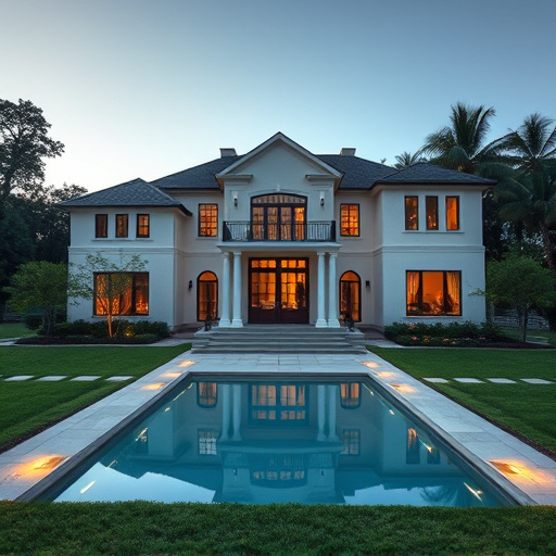 luxury house exterior