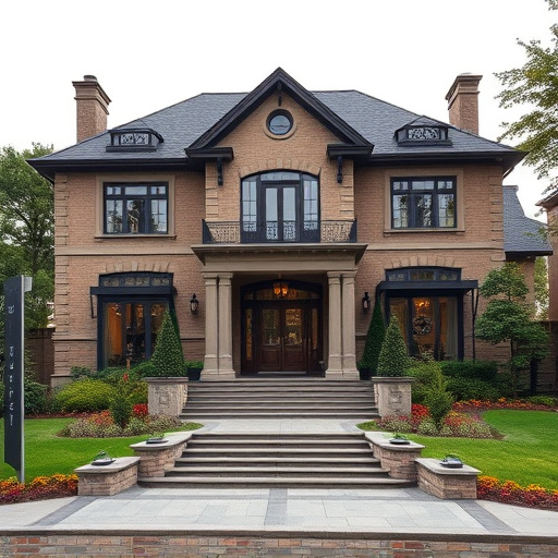 luxury house exterior