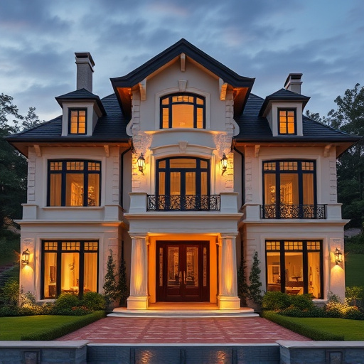 luxury house exterior