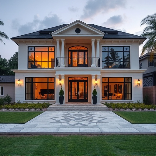 luxury house exterior