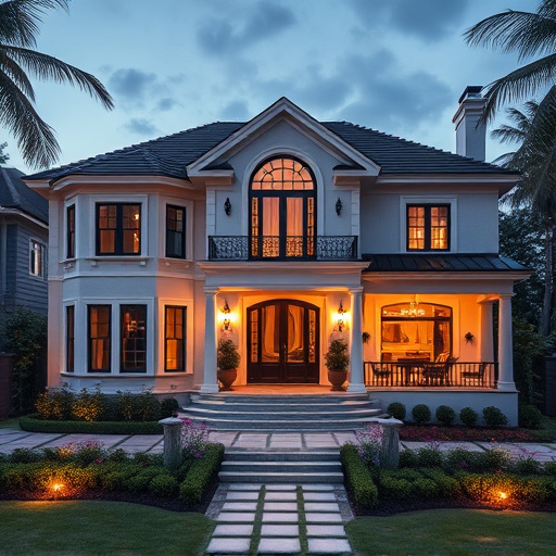 luxury house exterior