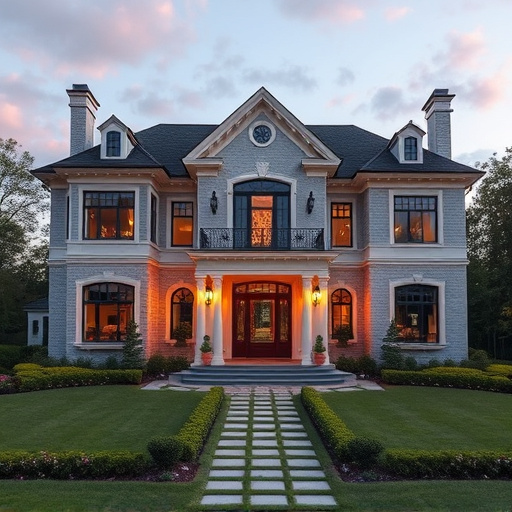 luxury house exterior
