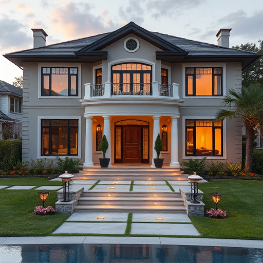 luxury house exterior