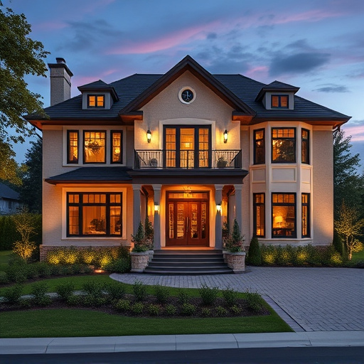 luxury house exterior