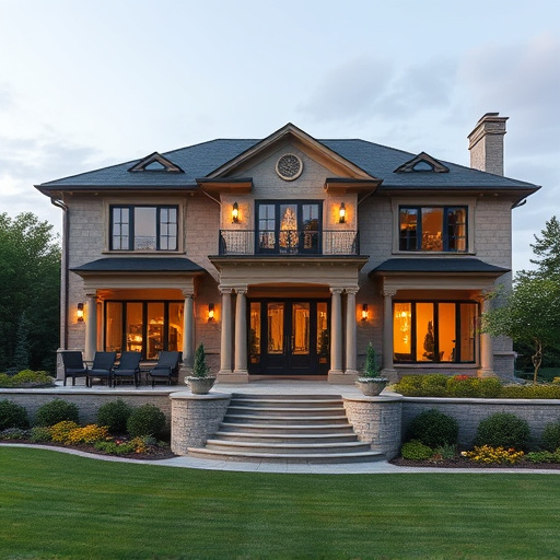 luxury house exterior