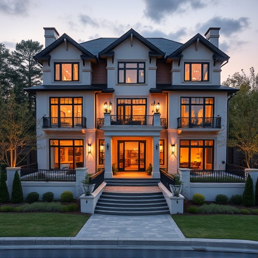 luxury house exterior