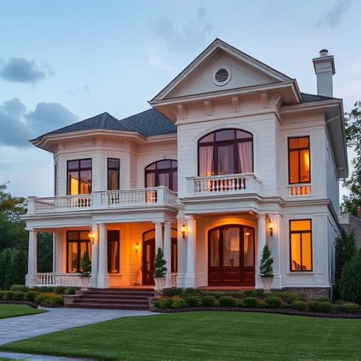 luxury house exterior