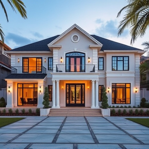 luxury house exterior