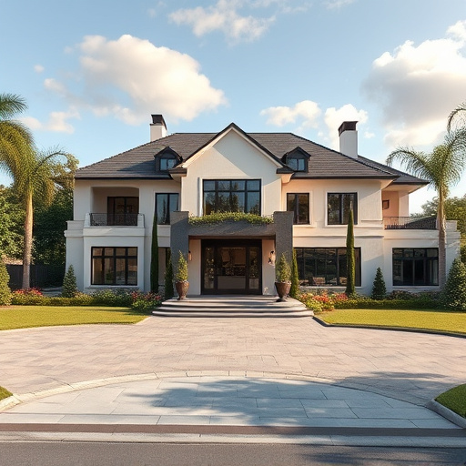 luxury house exterior