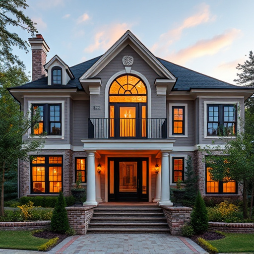 luxury house exterior