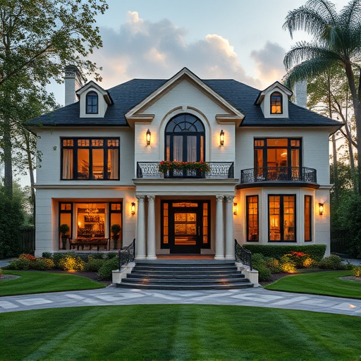 luxury house exterior