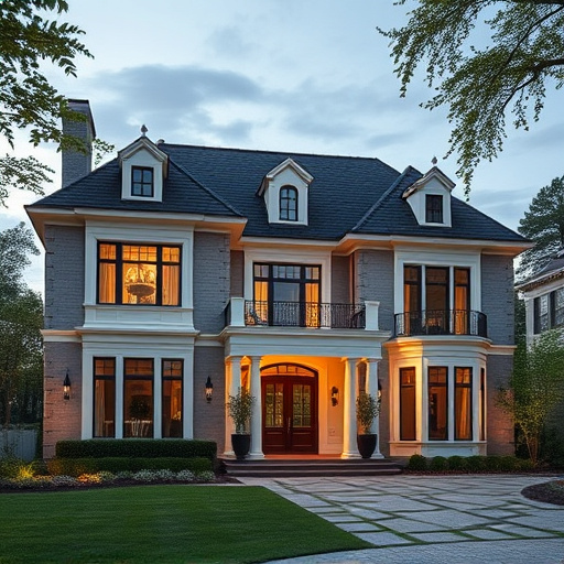 luxury house exterior