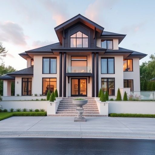luxury house exterior