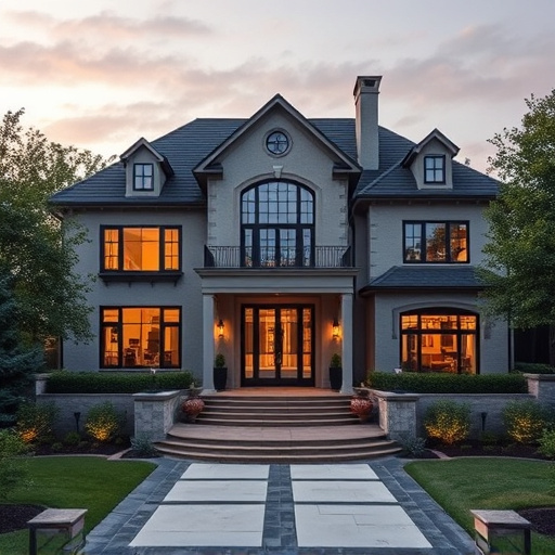 luxury house exterior