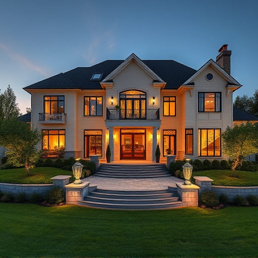 luxury house exterior