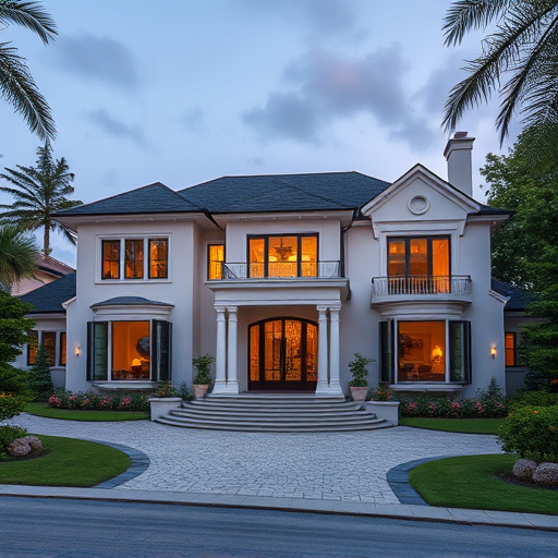 luxury house exterior