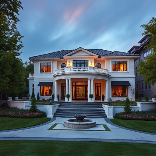 luxury house exterior