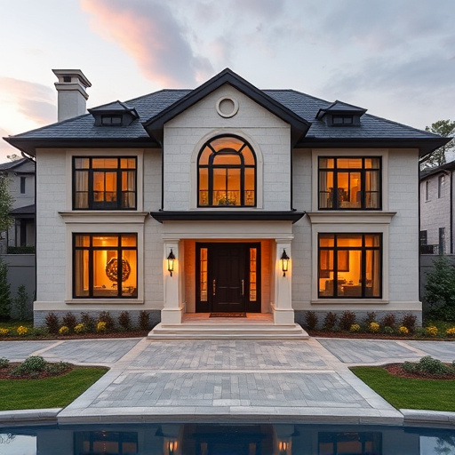 luxury house exterior