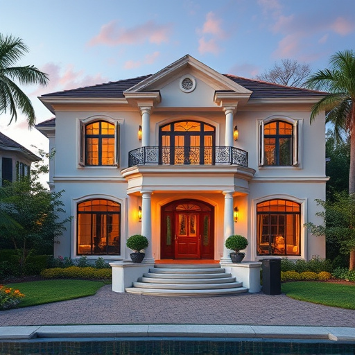 luxury house exterior