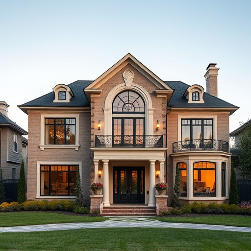 luxury house exterior