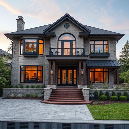 luxury house exterior