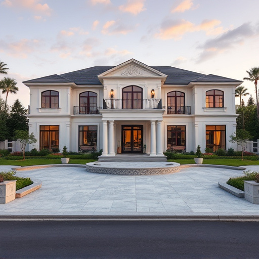 luxury house exterior