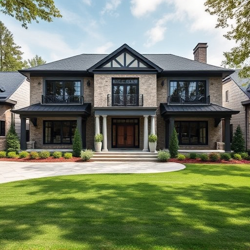 luxury house exterior