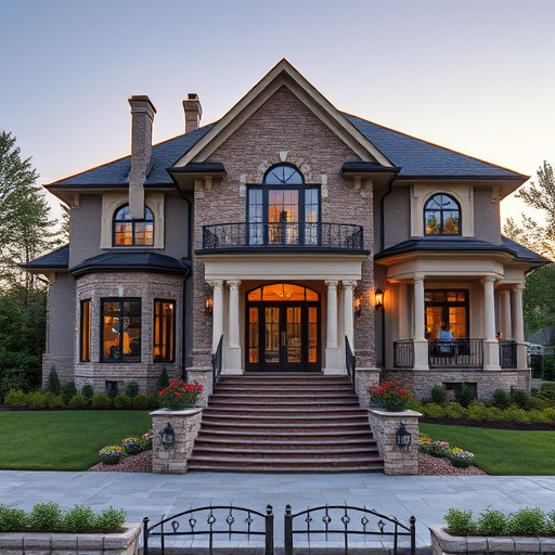 luxury house exterior