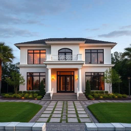 luxury house exterior