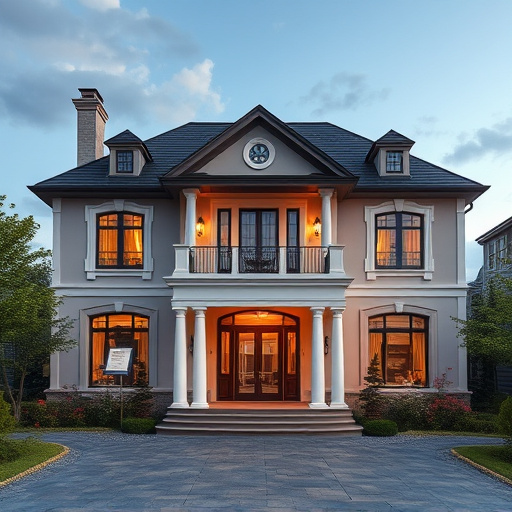 luxury house exterior