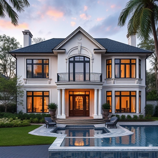 luxury house exterior