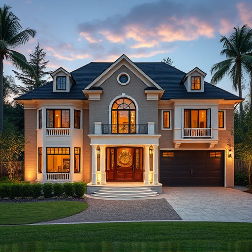 luxury house exterior