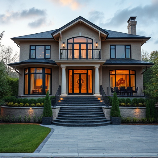 luxury house exterior