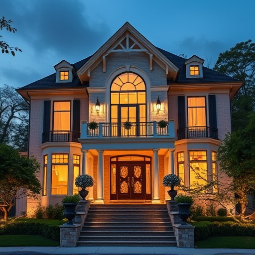 luxury house exterior