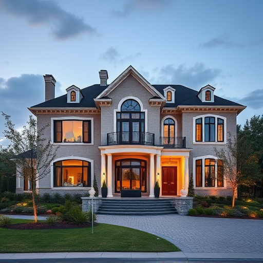luxury house exterior