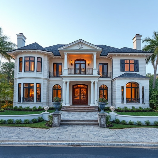 luxury house exterior