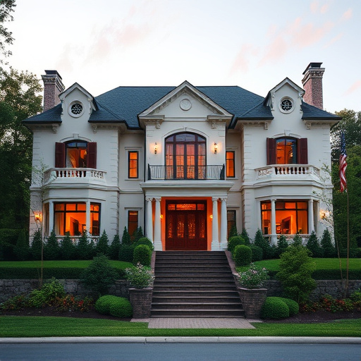 luxury house exterior